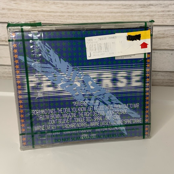 Jesus Jones Perverse Album Audio CD - Picture 2 of 3